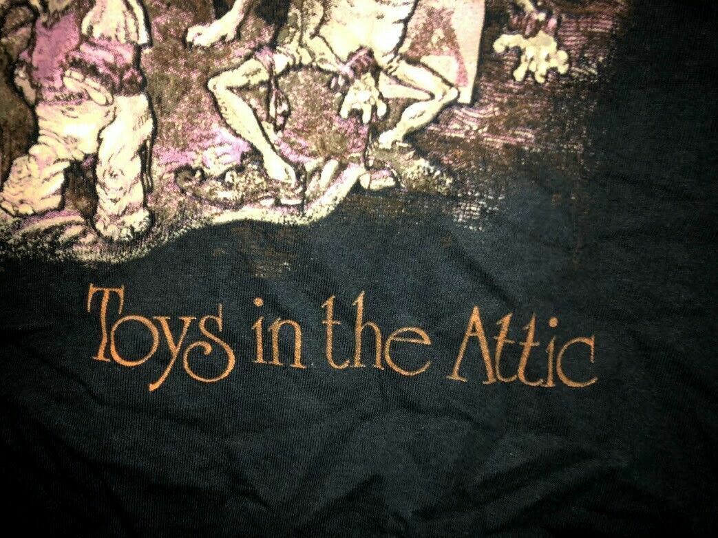 Aerosmith Toys in The Attic T Shirt Vintage Size Medium April 8, 1975 STONES