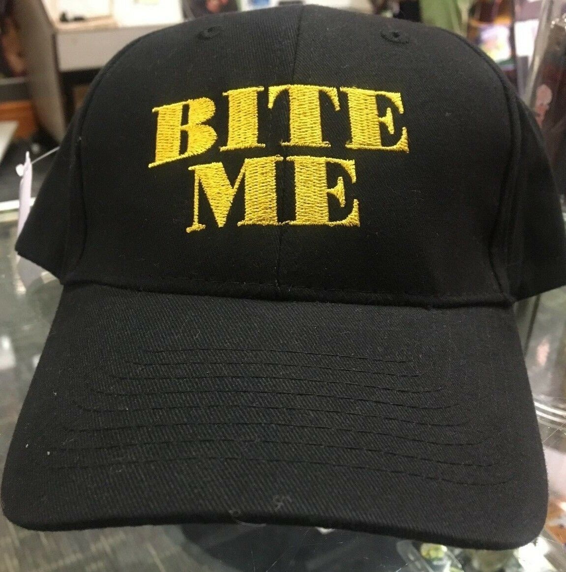 “Bite me”- Embroidered Dad hat Kylie Jenner funny skater 