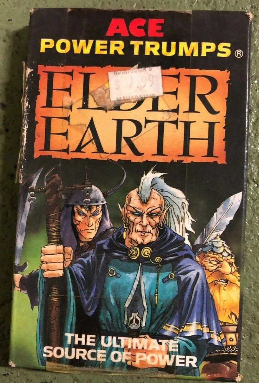 Ace Power Trumps "Elder Earth" Trading Cards Vintage Fantasy Sealed Classic 