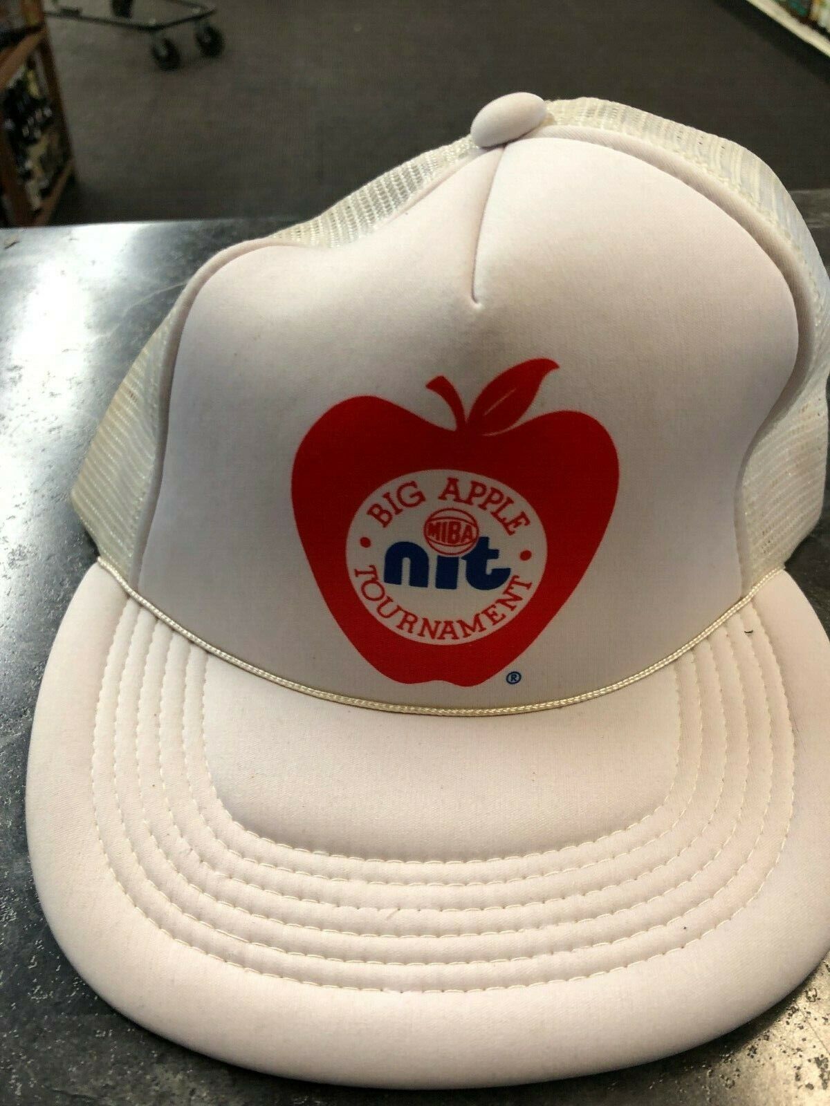 Big Apple NIT Tournament Vintage Snap-back Hat Retro NYC East Coast Sports NCAA