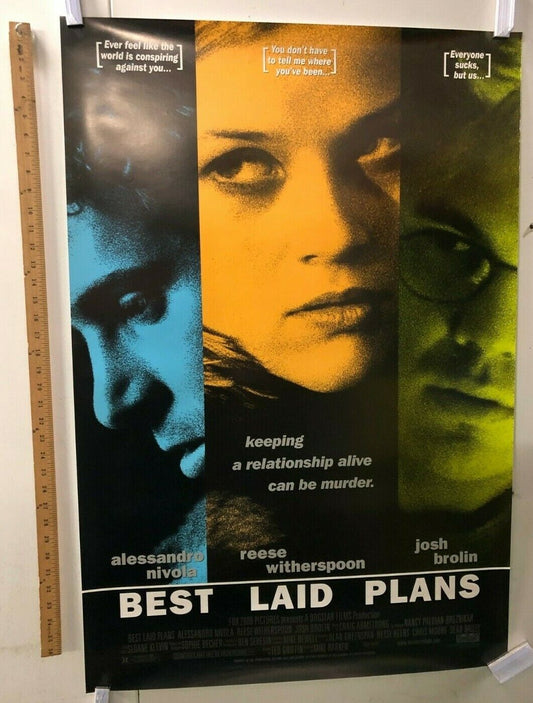 "Best Laid Plans" Original Movie Theater Promo Poster Reese Witherspoon Brolin