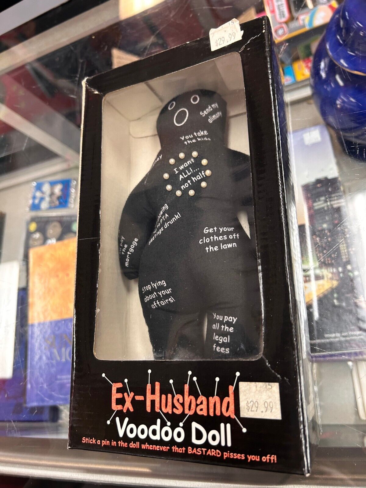 Ex-Husband Voodoo Doll! With 25 Ex Husband Expectations And 10 Pins