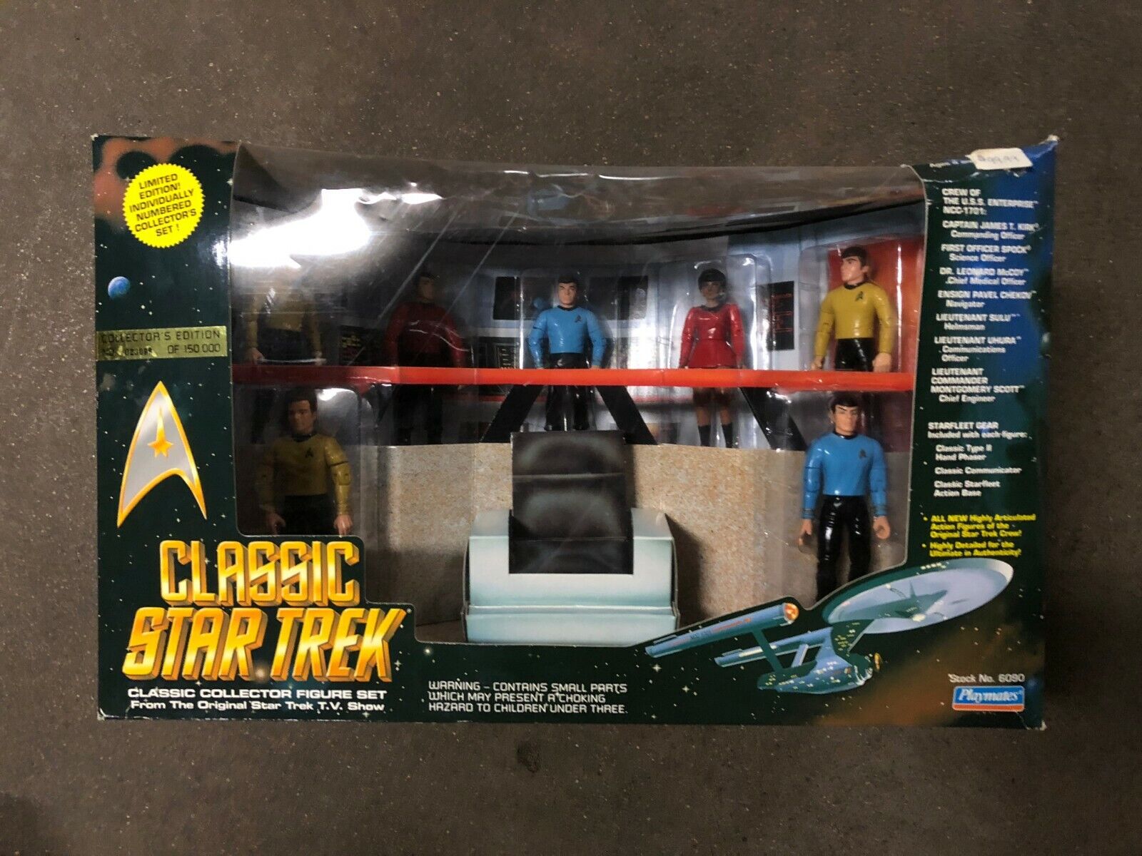 Classic Star Trek 7 Figure Collector Set 1993 Playmates NEW IN BOX