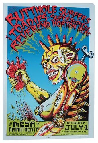 Emek - 1997 - Butthole Surfers Concert Poster