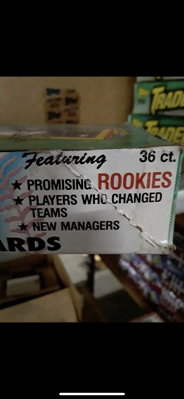 1990 TOPPS TRADED BASEBALL UNOPENED WAX BOX *36 SEALED PACKS- PROMISING ROOKIES!