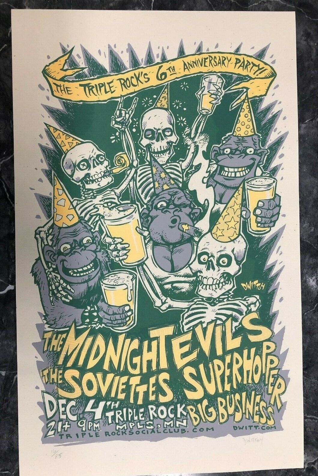 Dwitt - 2004 - The Midnight Evils W/ The Soviettes, Superhopper, @ Triple Rock