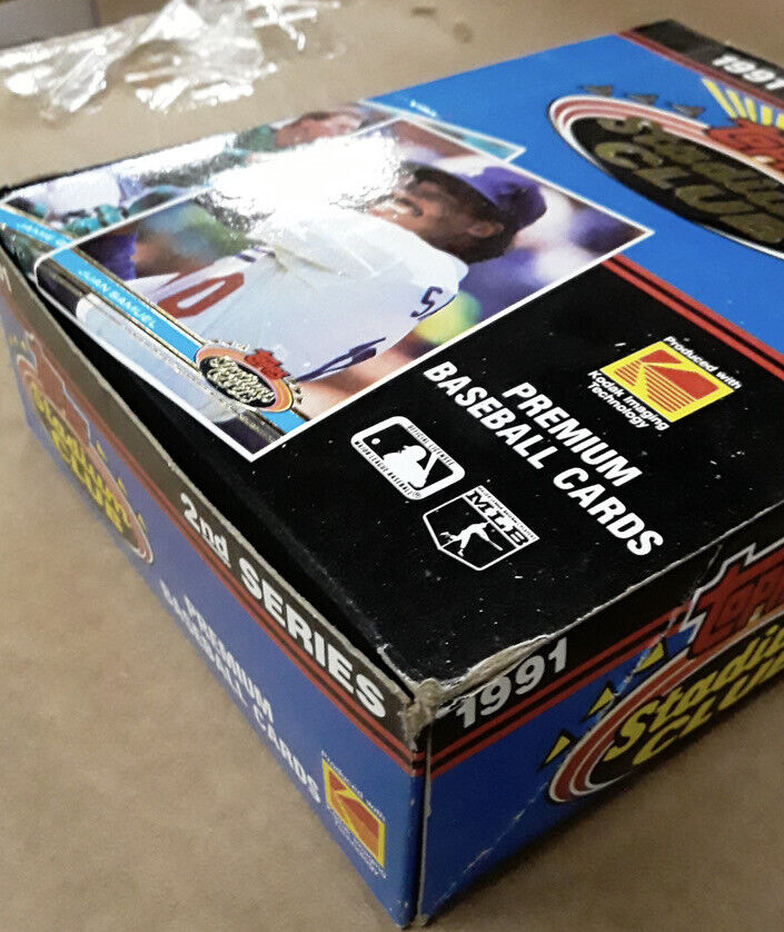 1991 Topps Stadium Club Premium Baseball Series 2 Wax Box 36ct Luis Gonzalez