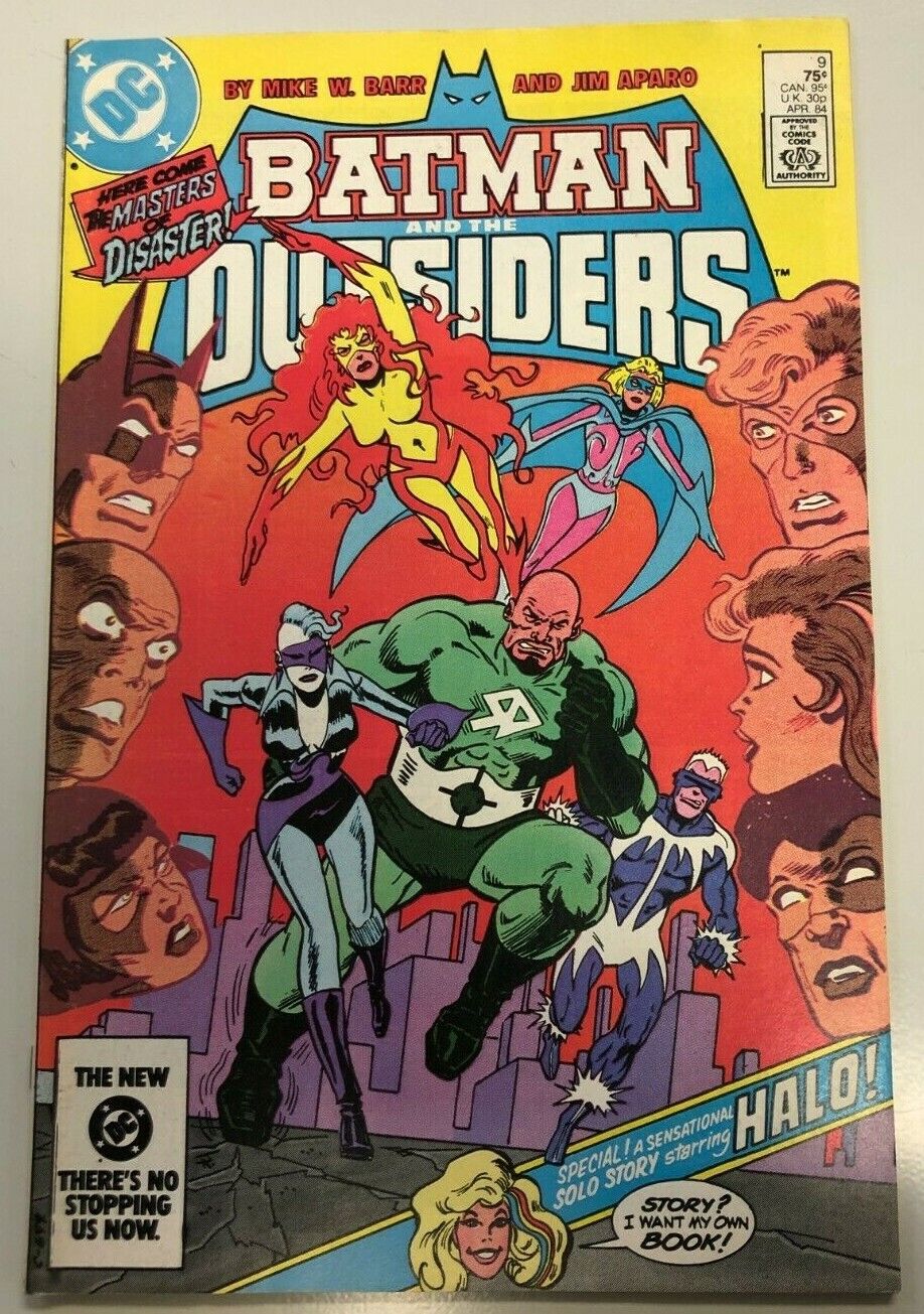 COMIC BOOK DC Comics Batman & The Outsiders #9 Masters Of Disaster Halo 