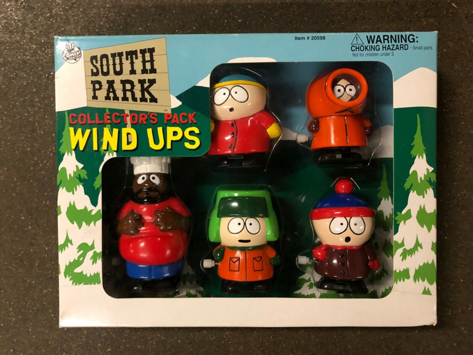 1998 South Park Collector’s Pack Wind Ups, new in box / unopened