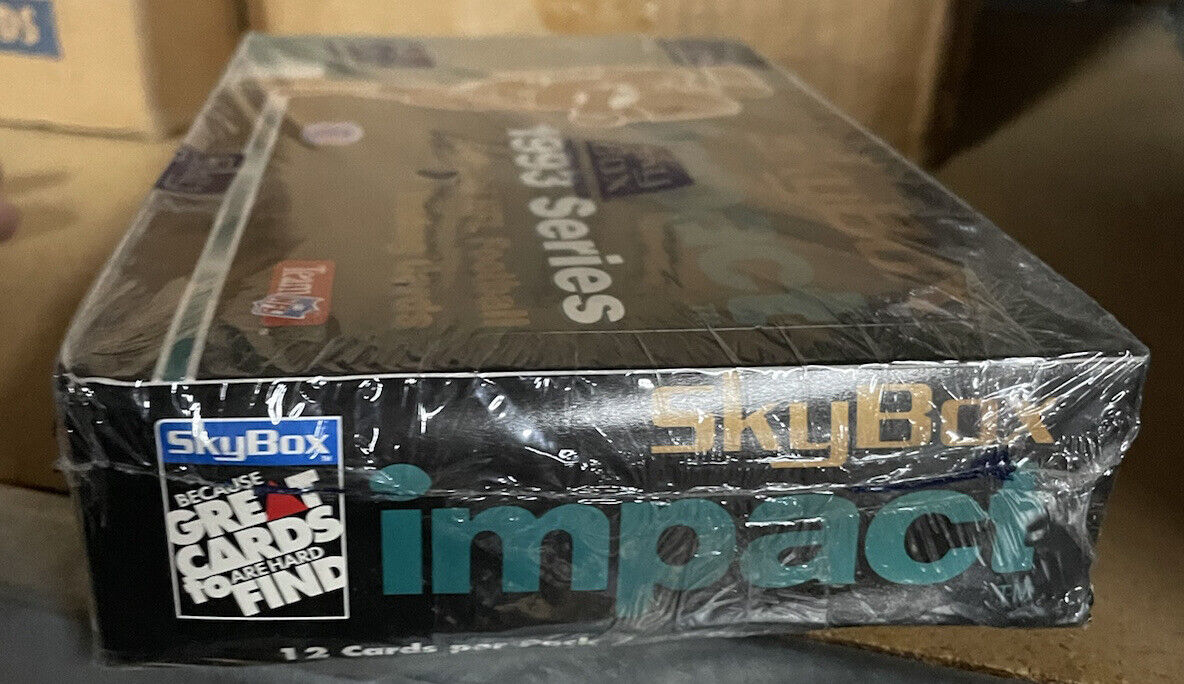 Factory Sealed 1993 Series Skybox Impact NFL Football Box 36 Packs Hobby RARE 