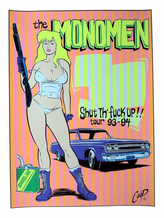 Coop - 1993 - Mono Men Tour Poster Multiple Venue Tour