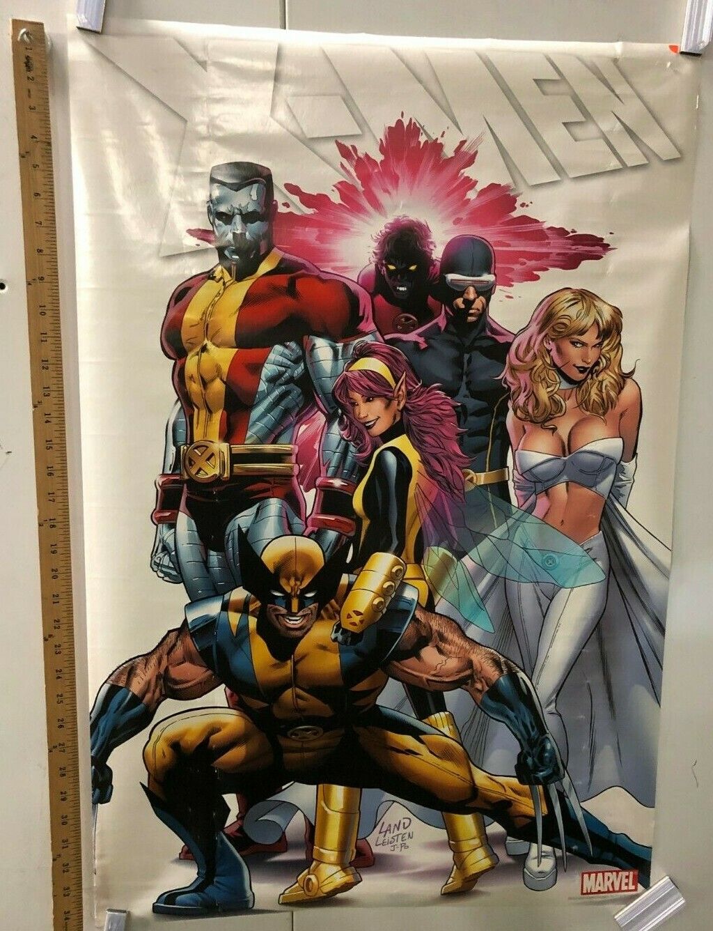 COMIC BOOK POSTER X Men "We Are The X Men" Posing With White Background Heroes