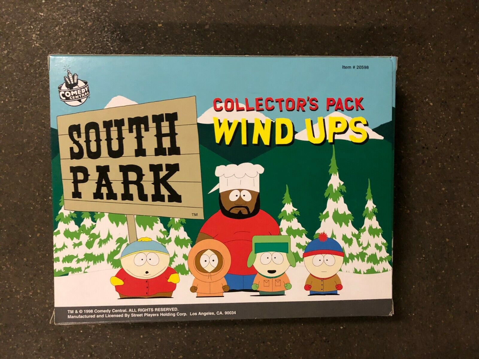 1998 South Park Collector’s Pack Wind Ups, new in box / unopened