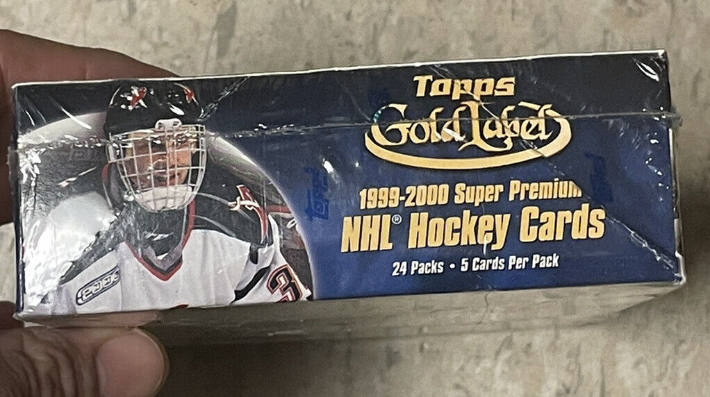 1999/00 Topps - Gold Label Hockey Hobby Box 1 gold label super rare 24 packs 