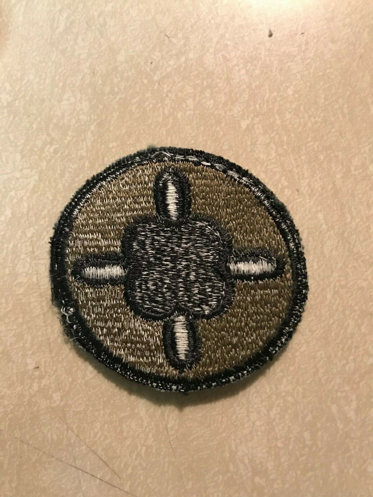 Vintage U.S. ARMY Dark Green 1970's Patch Military Veteran Symbol Embroidery