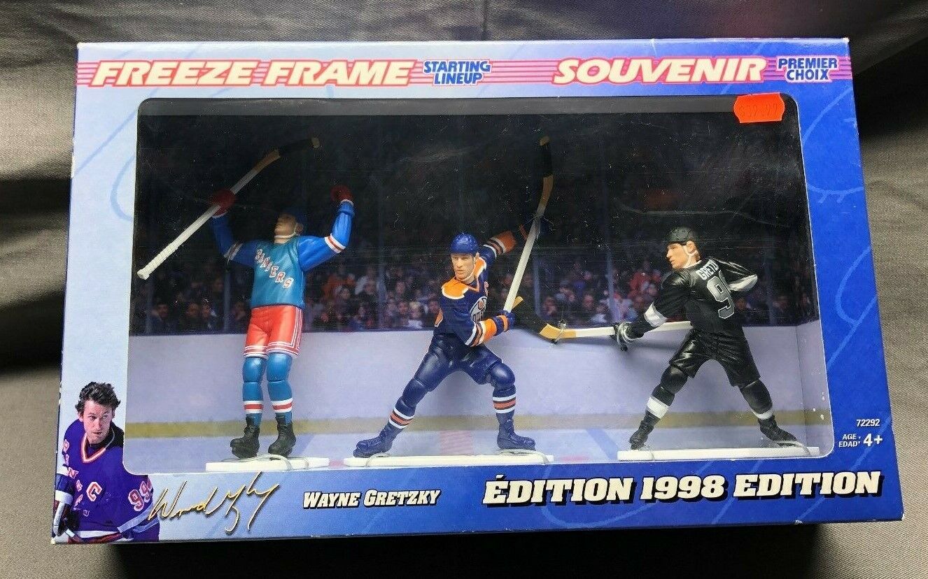 1998 STARTING LINEUP - SLU - NHL - WAYNE GRETZKY - FREEZE FRAME NEW RARE 