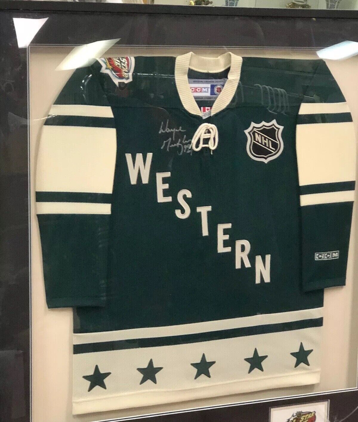 WAYNE GRETZKY Saint Paul Minnesota ALL STAR GAME HOCKEY JERSEY NEW Signed