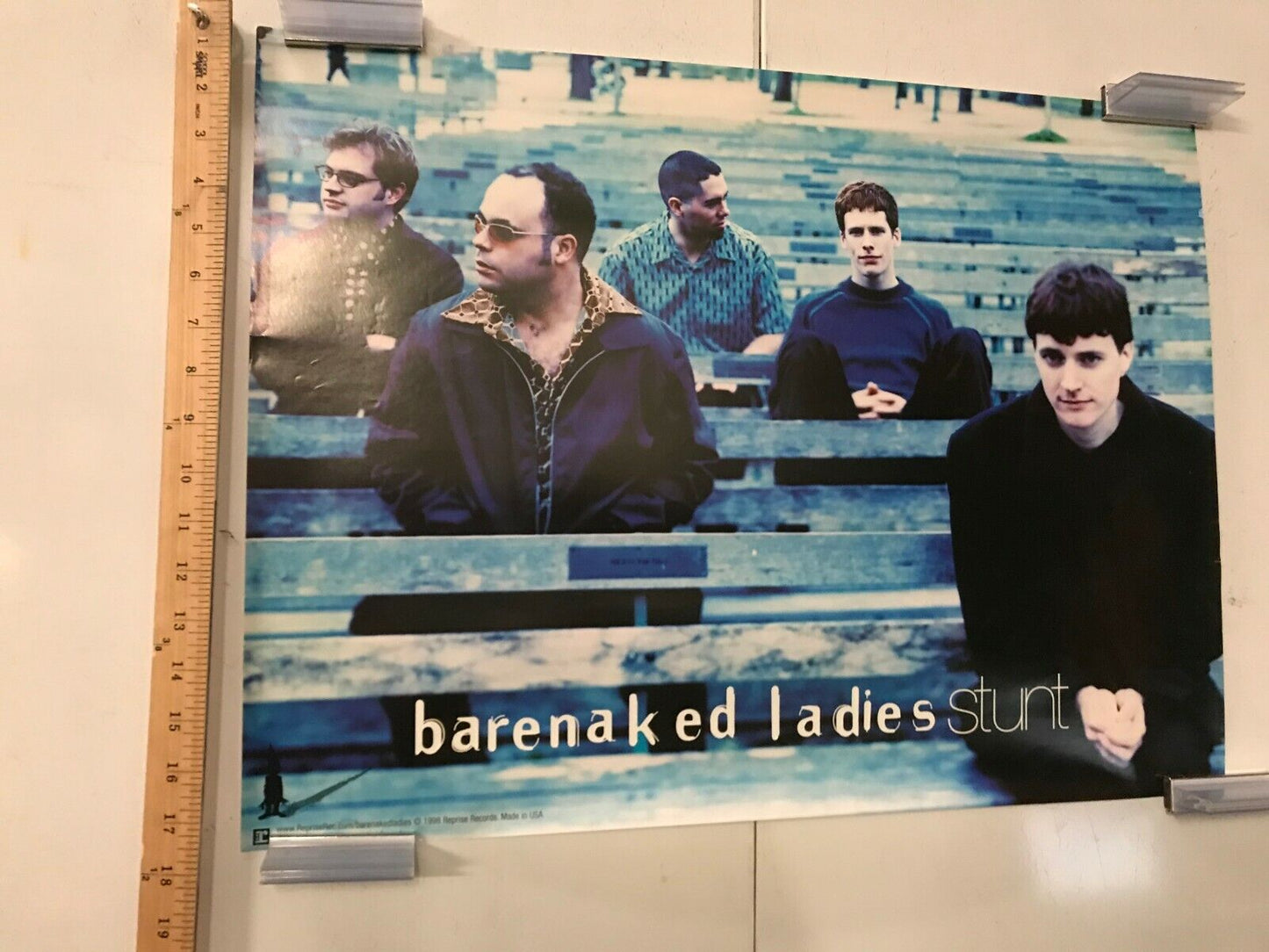 Barenaked Ladies Stunt Album 18x24 Poster One Week 1998 Vintage Reprise Records