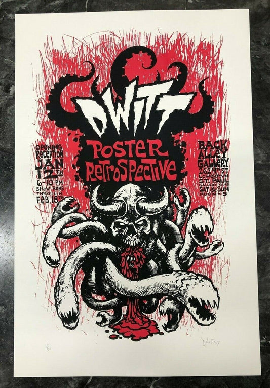 Dwitt - 2007 - Dwitt Poster Retrospective @ Back Alley Gallery In St. Paul, MN