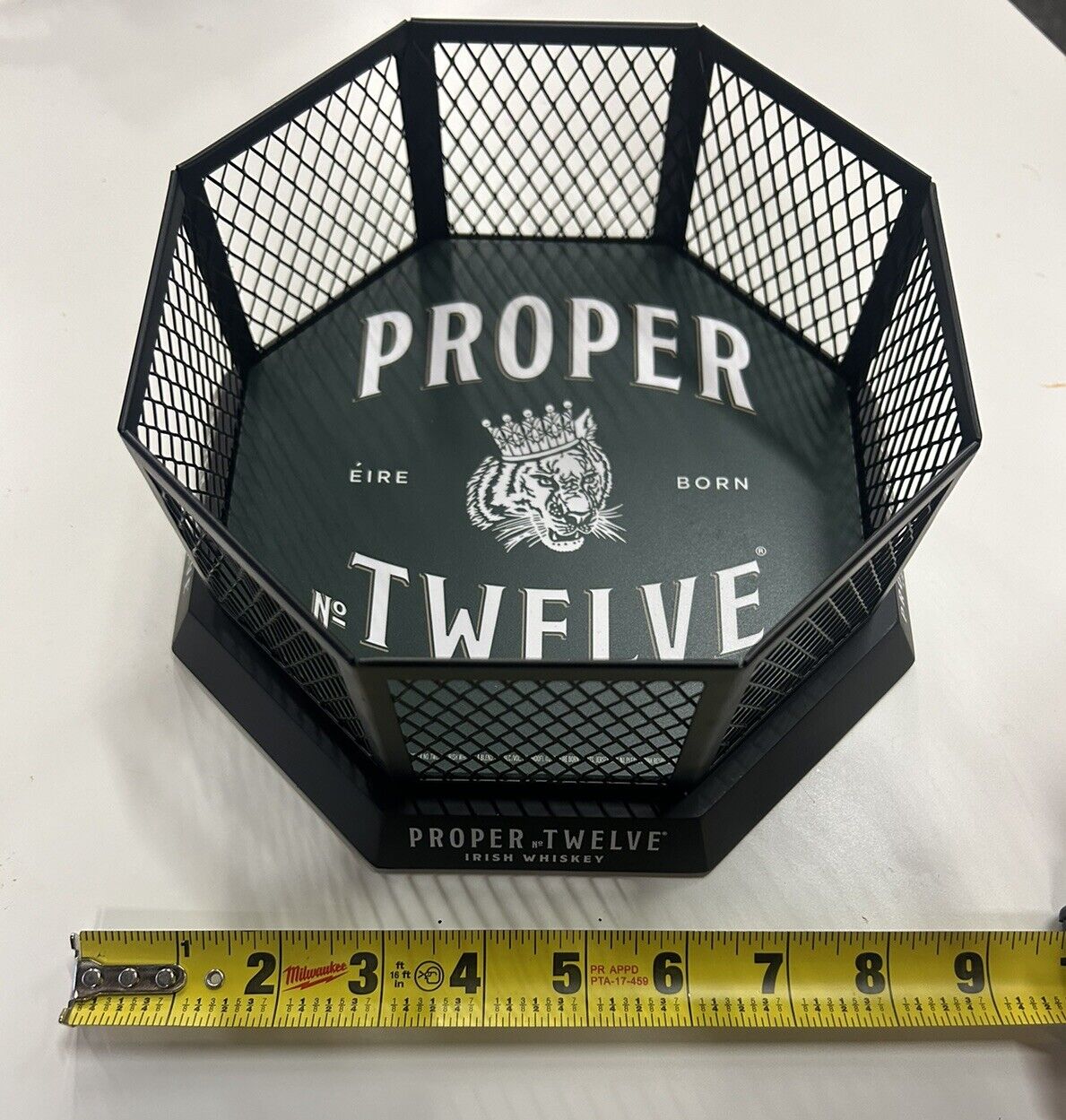 Collectible Proper Twelve Irish Whiskey Shooter Tray Shot MMA UFC Fighting Ring