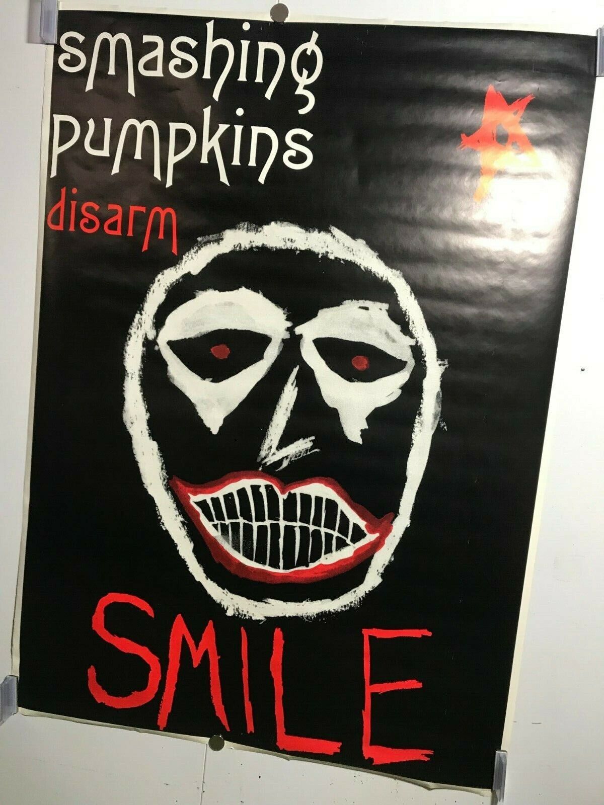 35X55 HUGE SUBWAY POSTER - SMASHING PUMPKINS DISARM SMILE Siamese Dream B Corgan