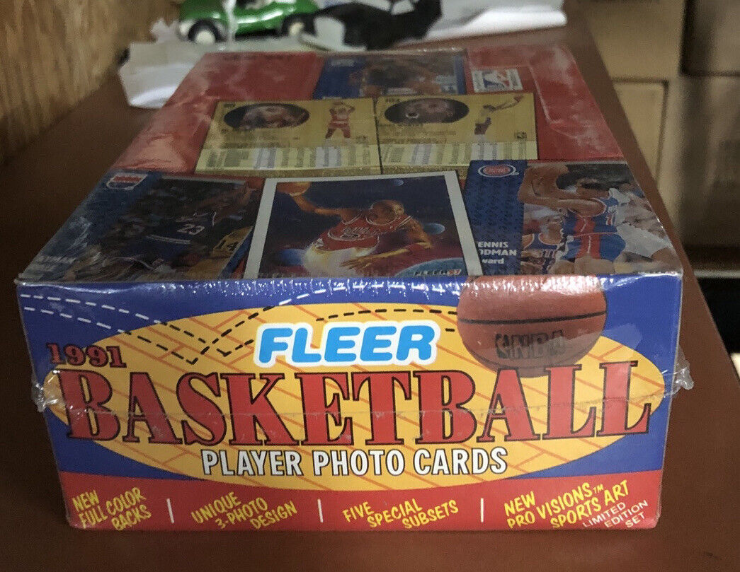 1991-92 Fleer Basketball Wax Box Series 1 NEW from case Michael Jordan 1991-1992