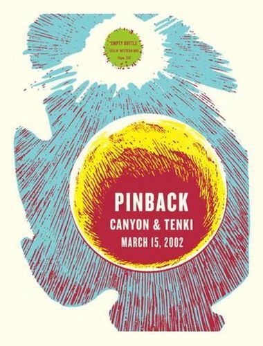 Aesthetic Apparatus - 2002 - Pinback Concert Poster 19" x 25" Empty Bottle Show