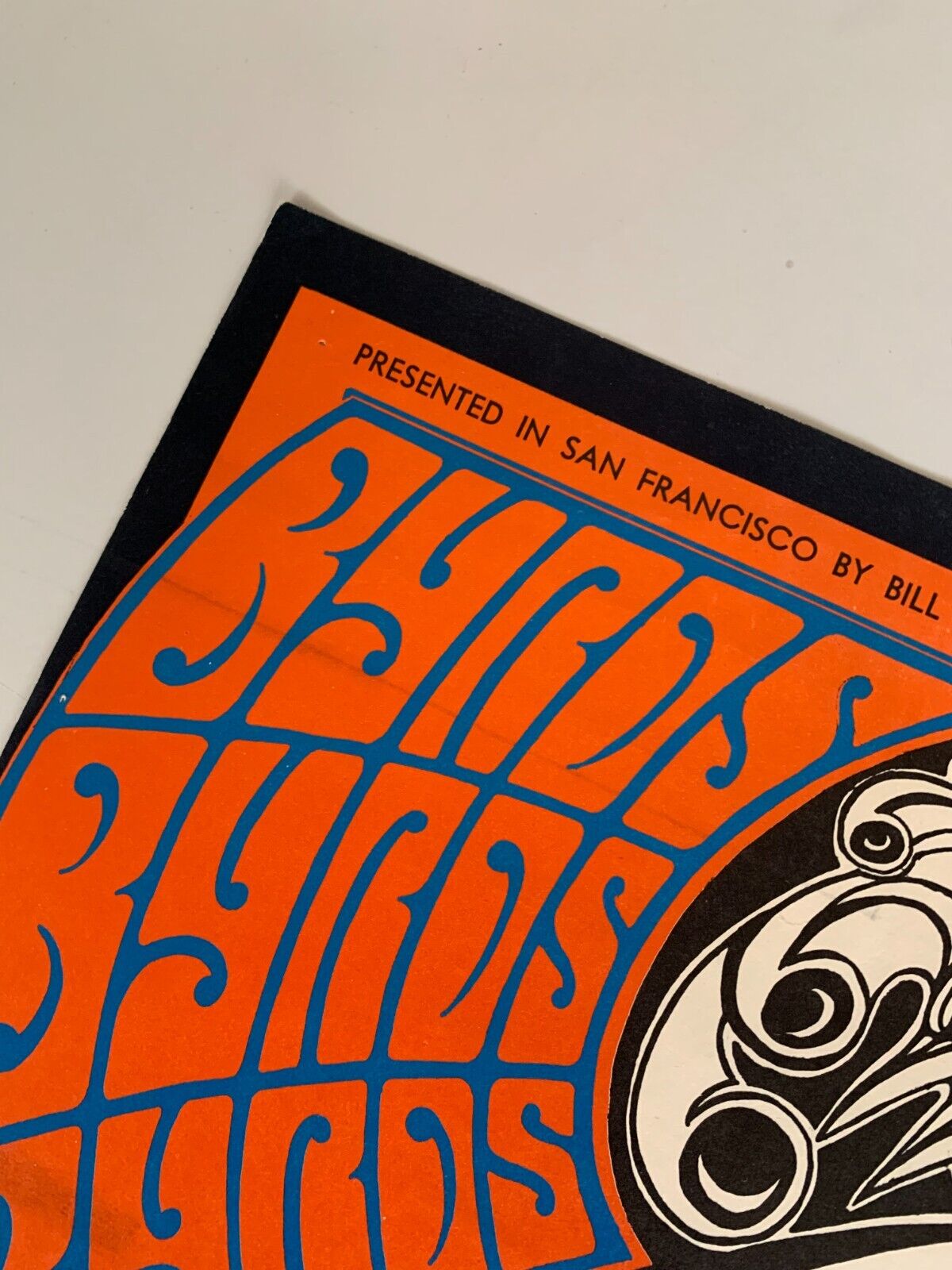 Wes Wilson - 1967 - The Byrds/Moby Grape Concert Poster OP 1st Edition Graham