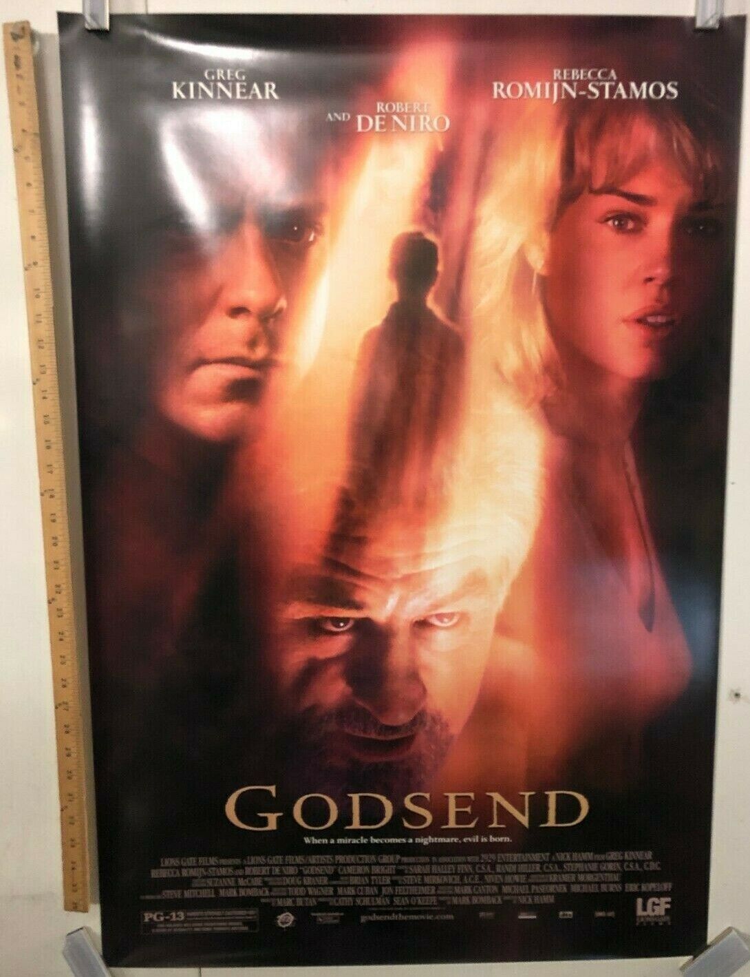 "Godsend" Original Movie Theater Promo Poster 2004 Robert De Niro Horror Action