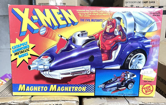 🚗🚗X-Men "MAGNETO MAGNETRON" 1994 TOY BIZ  New in Box Rare Wolverine Super 🚗🚗