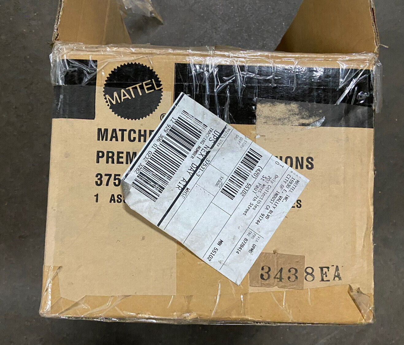 Factory OPENED Case Of 12 Mattel Premiere First Editions 37531-9993B Matchbox