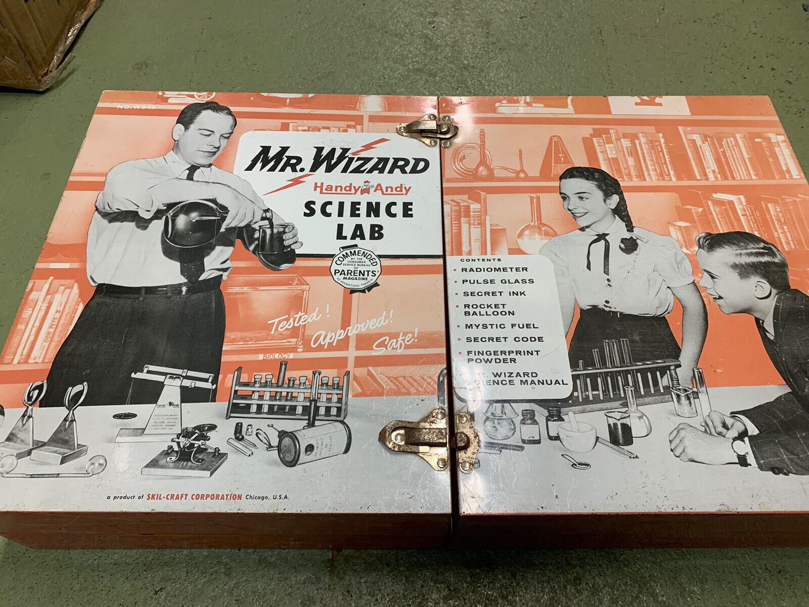 1950s Handy Andy Mr. Wizard Science Lab Super RARE! 