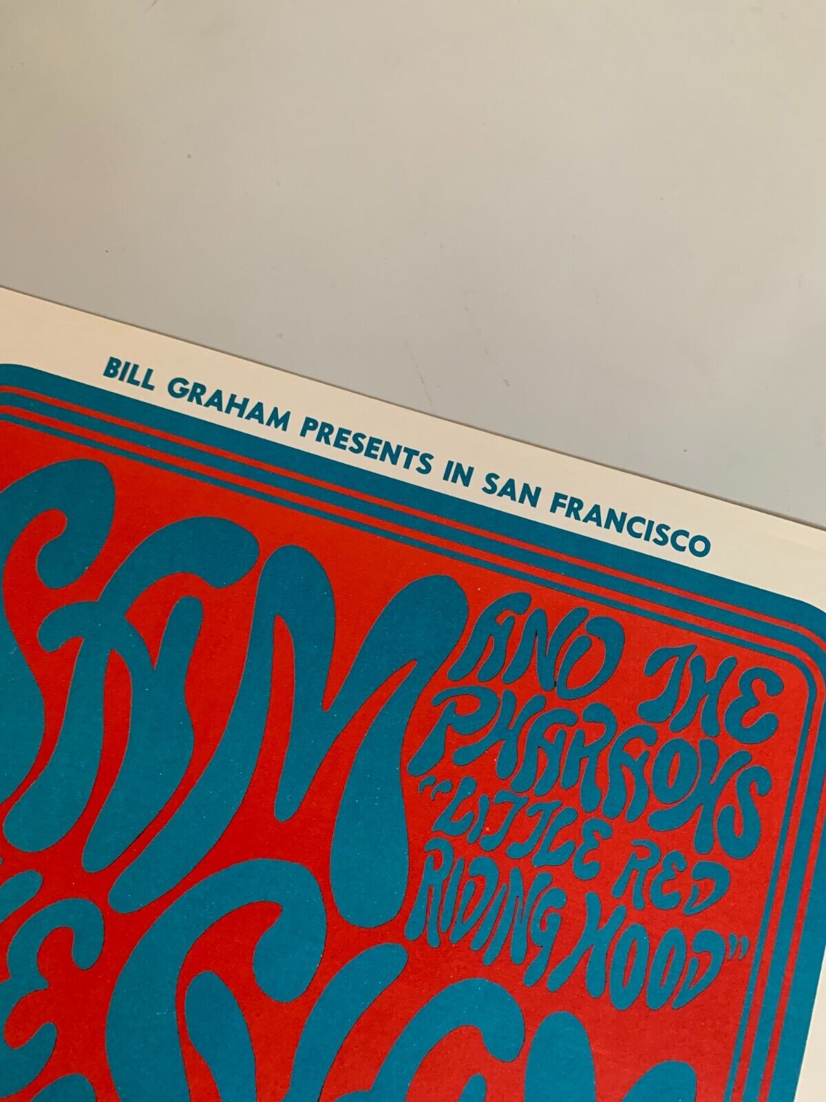 Wes Wilson - 1966 - Sam The Sham Concert Poster RP 2nd Edition Bill Graham