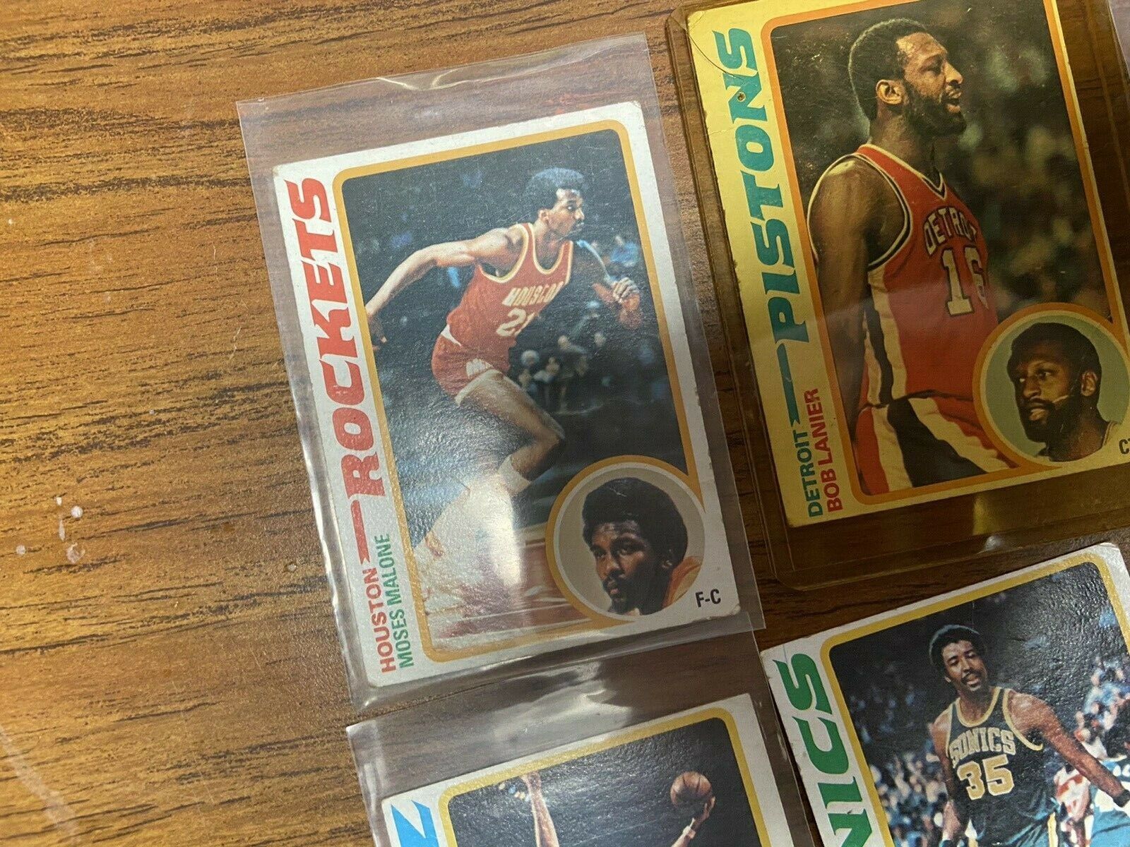 1978-1979 Topps Basketball  NBA Cards Lot 31 George Gervin Moses Malone Lanier