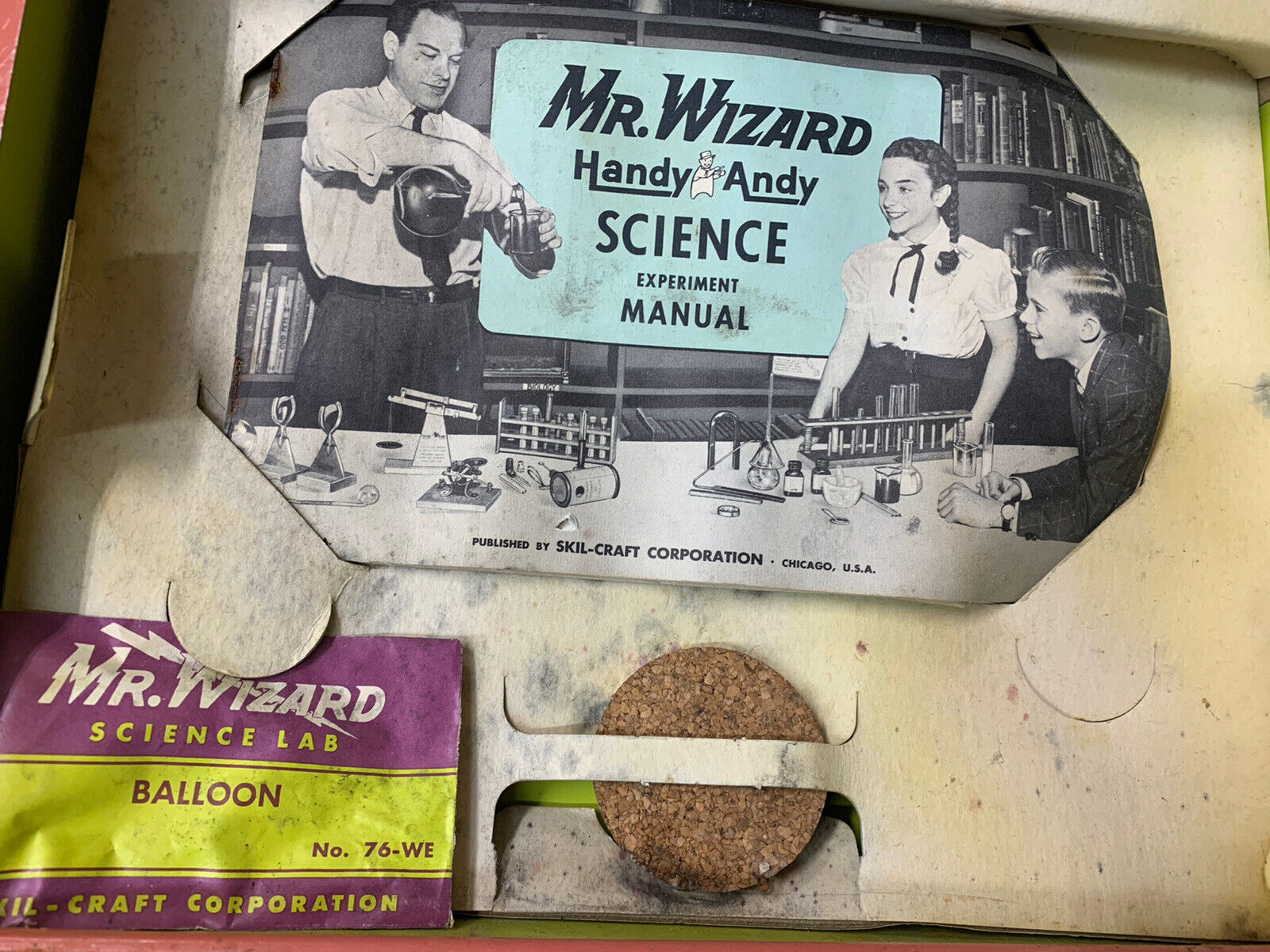 1950s Handy Andy Mr. Wizard Science Lab Super RARE! 