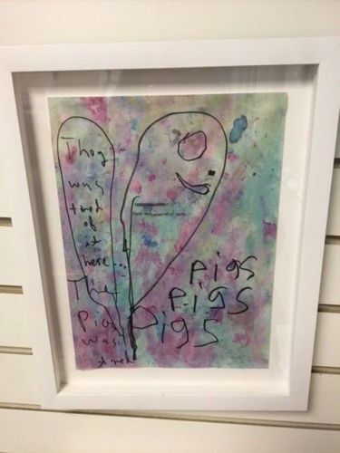 DAN COLEN X HARMONY KORINE ORIGINAL DRAWING DASH SNOW BANKSY WARHOL NATE LOWMAN