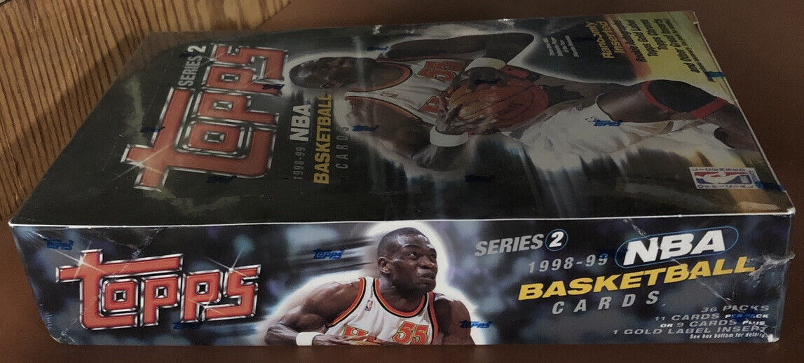 1998-99 TOPPS SERIES 2 BASKETBALL CARDS FACTORY SEALED HOBBY BOX NOWITZKI KOBE