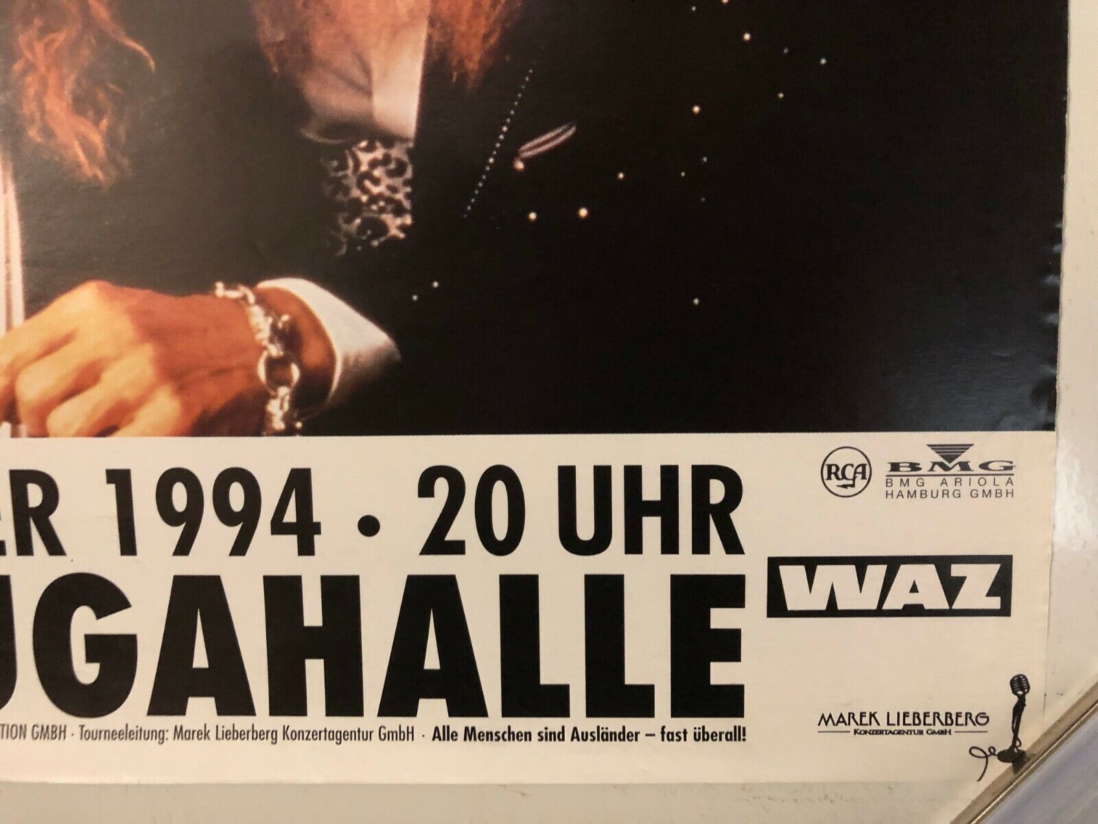 ZZ Top Live 1994 Poster In Essen @ Grugahalle Germany Classic Rock Legends