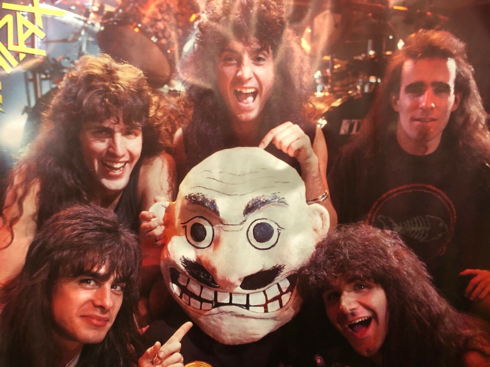 Anthrax 1988 Scott Ian Charlie Benante Frank Bello Funky Poster #3221 EX