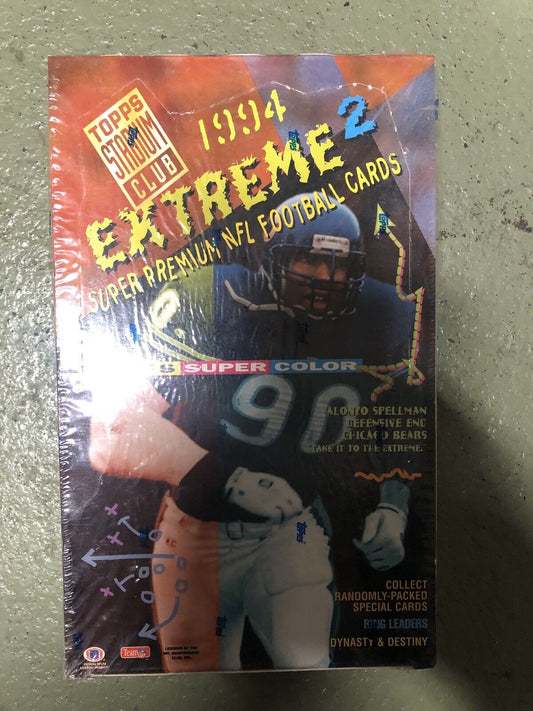 1994 Topps Stadium Club Extreme Football Series 2 Box FREE SHIPPING