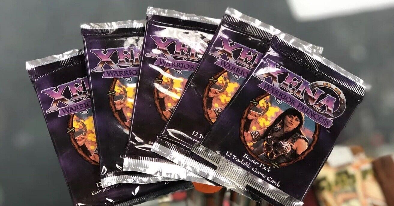 1998 XENA~ WARRIOR PRINCESS~ 5x BOOSTER PACKS