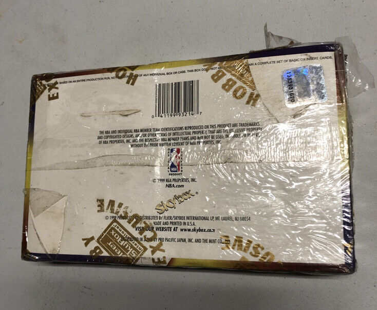 1999-00 SKYBOX NBA HOOPS FACTORY SEALED HOBBY BOX ULTRA RARE Anthony Carter RC