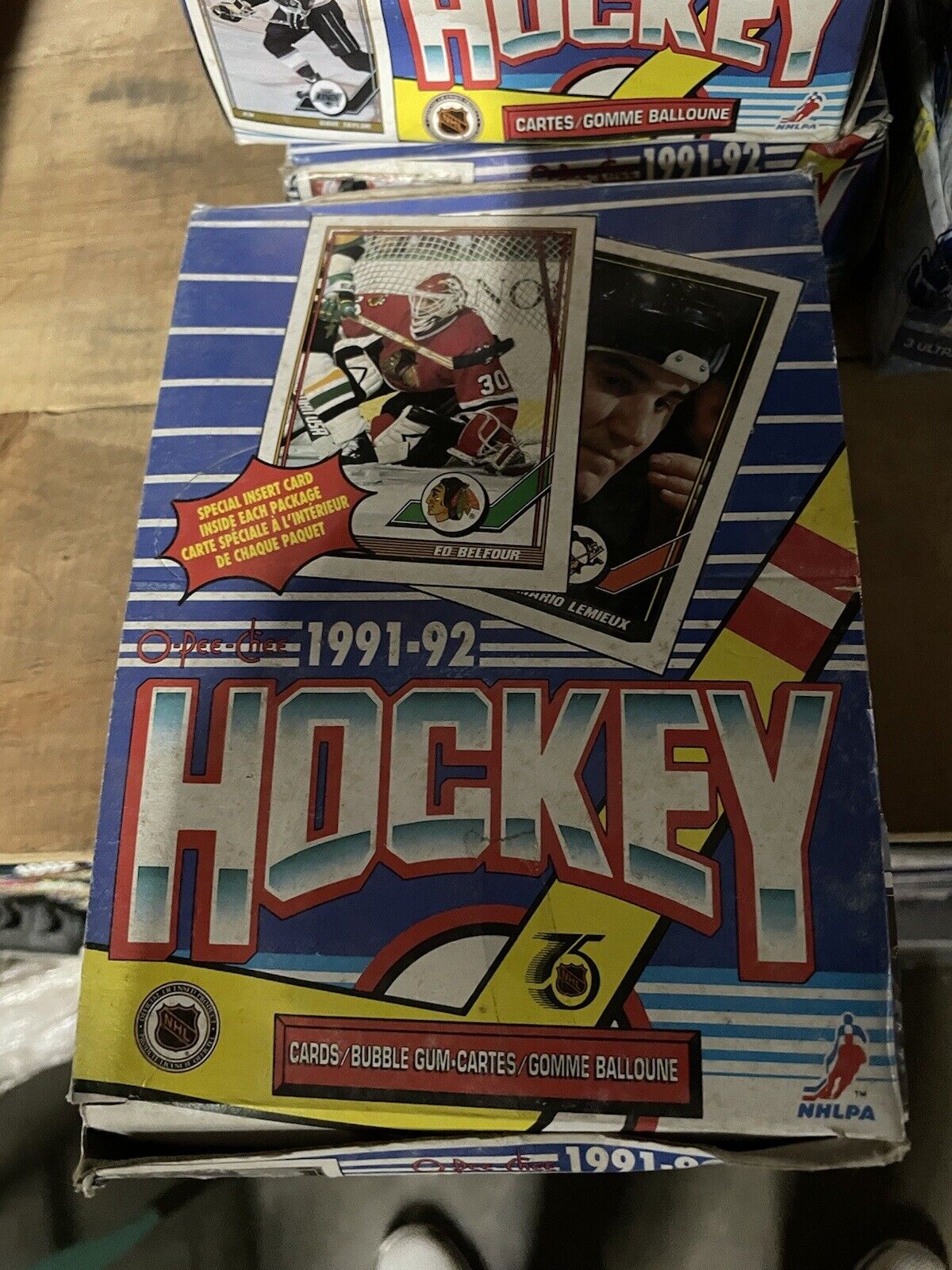 1991 - TOPPS HOCKEY CARDS FACTORY WAX BOX RARE VINTAGE OLD 