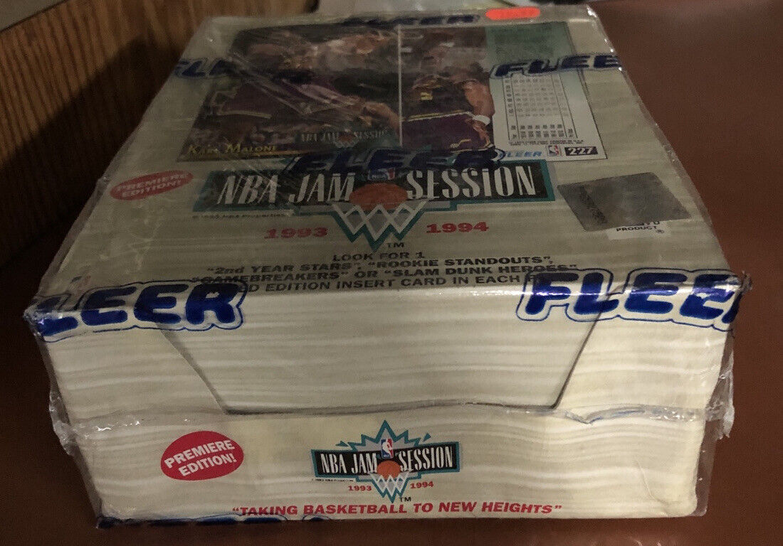 Fleer Hobby nba Jam Session Basketball Hobby Box 1993-94