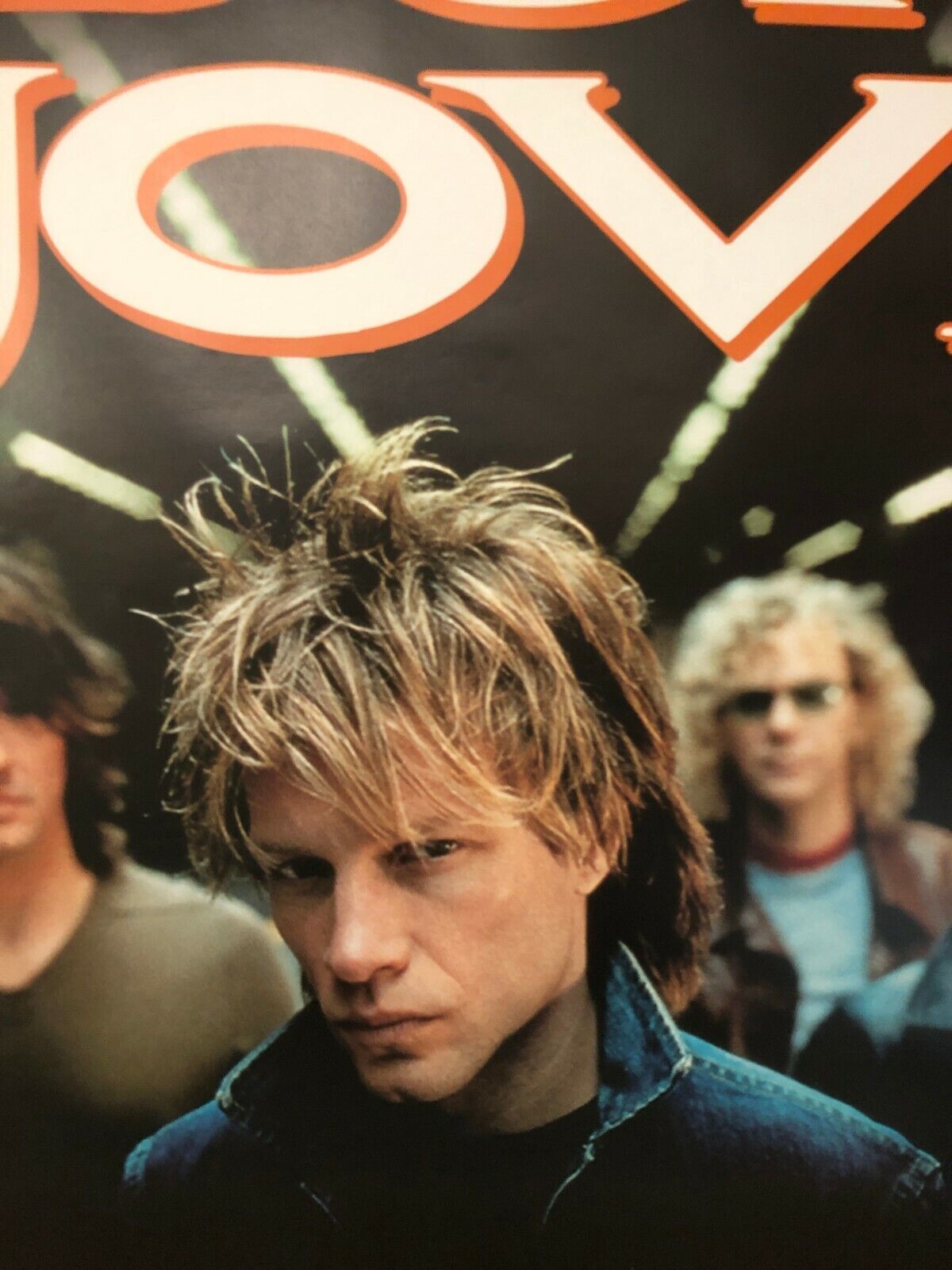 Bon Jovi Crush Tour 2000 German Promo Poster In Bremen @ Weserstadion Rock