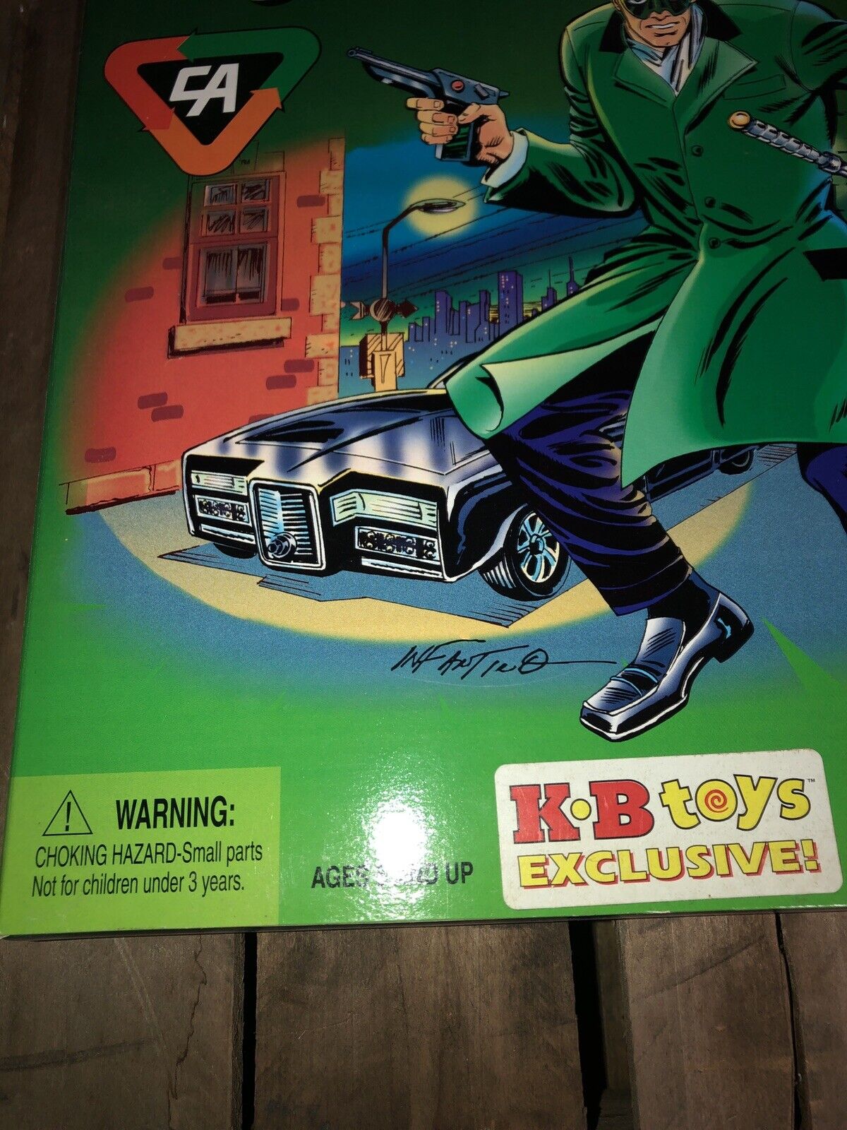 1998 CAPTAIN ACTION AS THE GREEN HORNET Playing Mantis KB TOYS EXCLUSIVE NIB