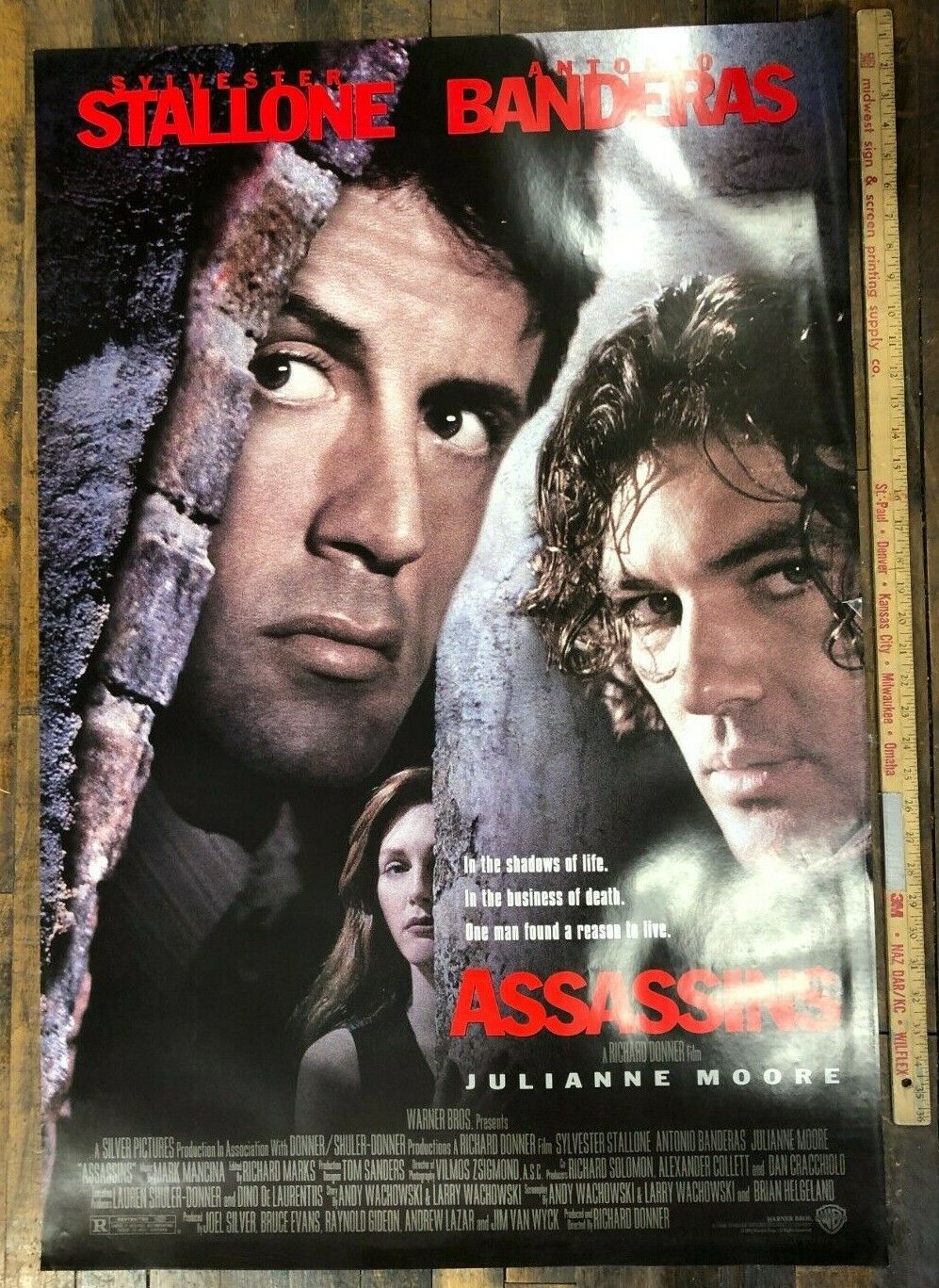 Assassins (Warner Brothers, 1995). One Sheet (27" X 40") DS. Action Poster 