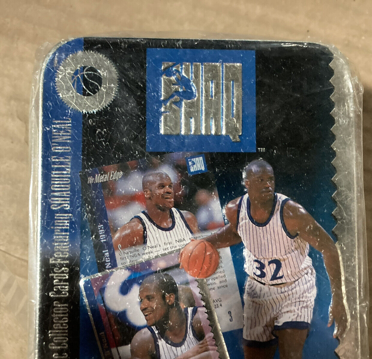 1993-94 Classic The Metal Edge (Shaq) Tin Basketball Set Sealed RARE VINTAGE