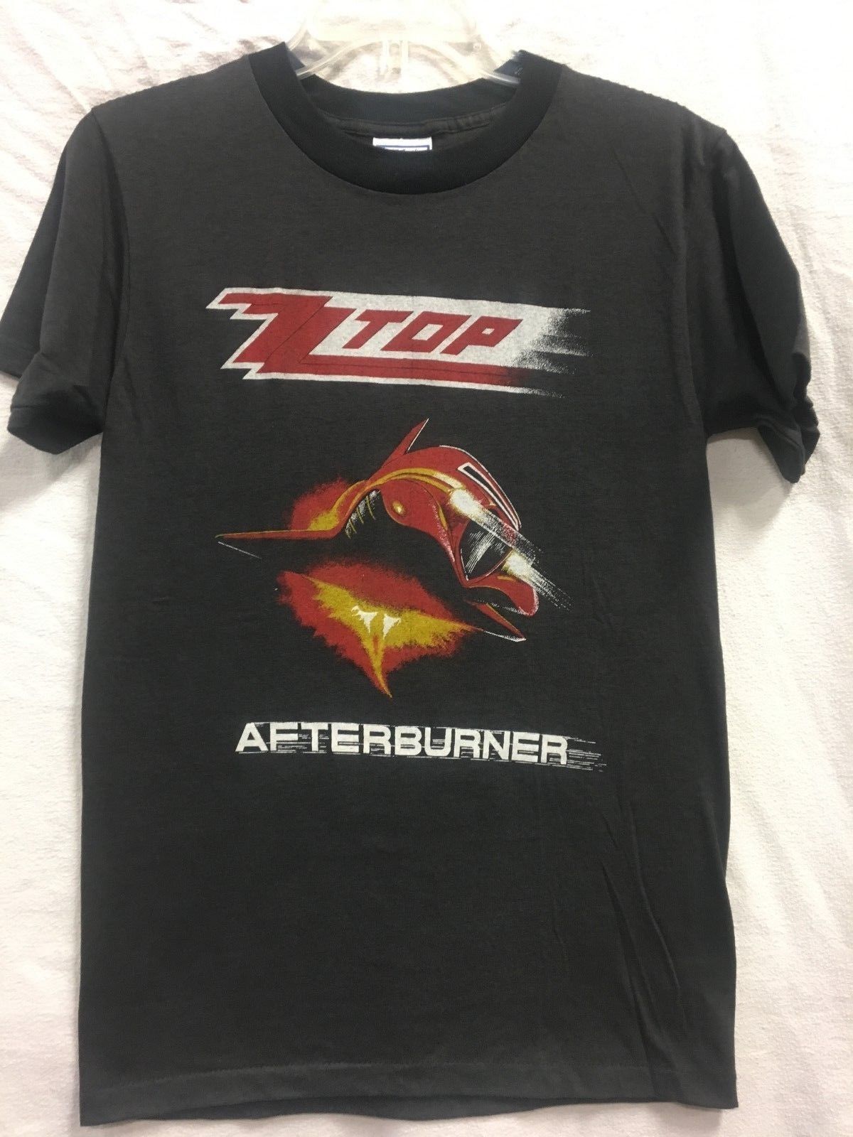 ZZ TOP AFTERBURNER - SOUTH CAROLINA BRAND VINTAGE TOUR TSHIRT NOS