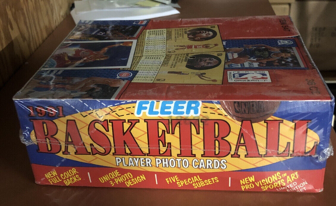 1991-92 Fleer Basketball Wax Box Series 1 NEW from case Michael Jordan 1991-1992